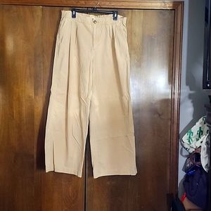 Size large  from loft -cargo like pants with pockets khaki